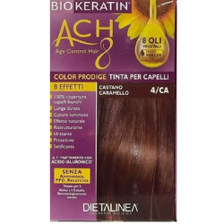 Dietalinea Biokeratin Ach 8 Color Prodige Tinta Per Capelli N. 4/ca Castano Caramello