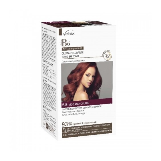 Vebix Phytamin Ph Color Colorazione Per Capelli N. 5.5 Mogano Chiaro