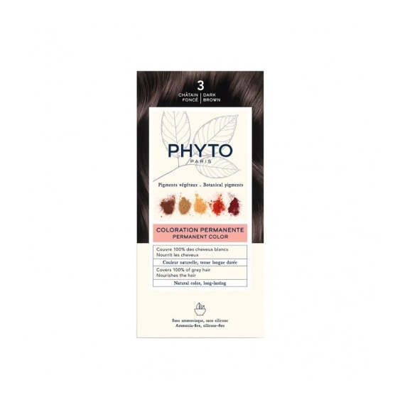 Phyto Color Kit Colorazione Permanente N.3 Castano Scuro