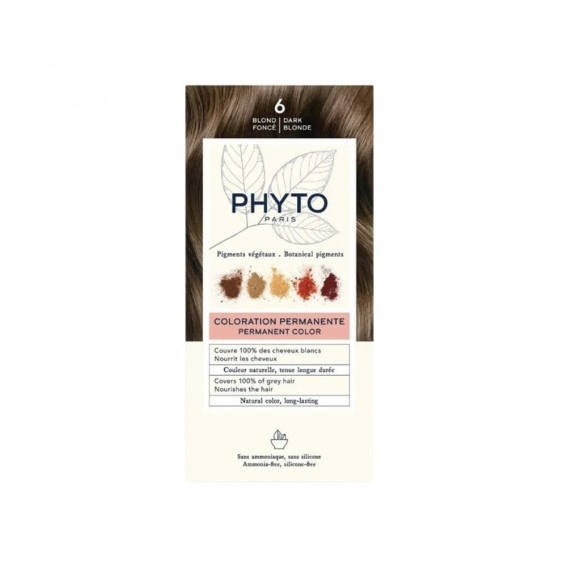 Phyto Hair Color Colorazione Permanente N.6 Biondo Scuro