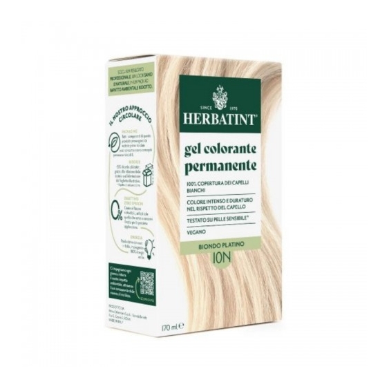 Herbatint Gel Colorante Permanente Per Capelli N.10N Biondo Platino