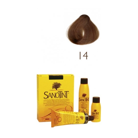 Sanotint Tinta Per Capelli Permanente Senza Ammoniaca N. 14 Biondo Scuro 125 Ml