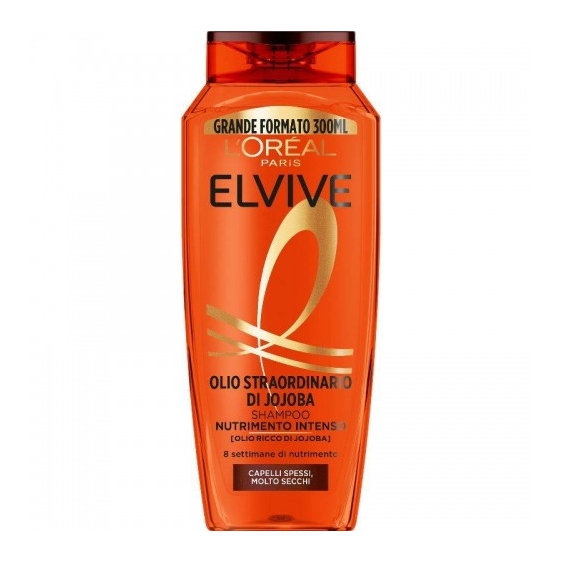 L'Oreal Paris Olio Straordinario Di Jojoba Shampo Per Capelli Molto Secchi 300 Ml