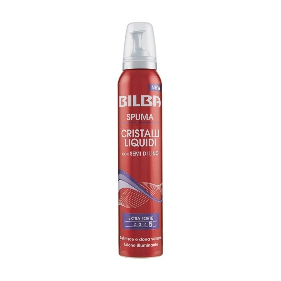 Bilba Spuma Semi Di Lino E Cristalli Liquidi Tenuta Extra Forte 200 Ml