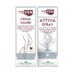Prodeco Pharma Wawen Crema Gambe 100 Ml + Wawen Attiva Spray 50 Ml