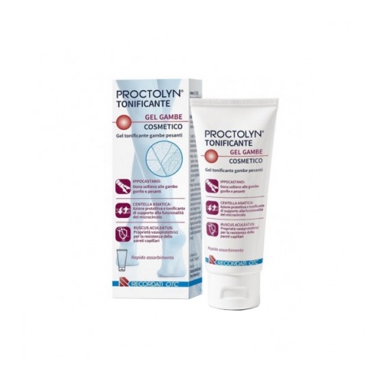 Recordati Proctolyn Tonificante Gel Tonificante Gambe Pesanti 100 Ml