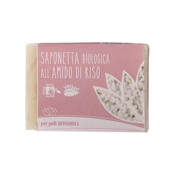 Fior Di Loto Saponetta Biologica All’amido Di Riso 100 G
