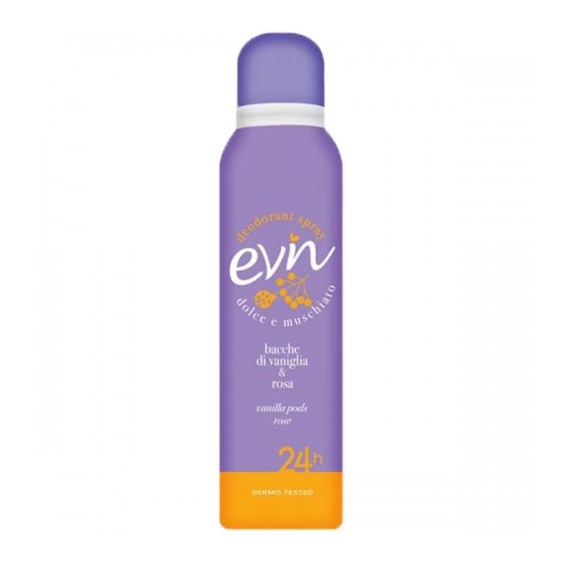 Evin Bacche Di Vaniglia E Rosa Deodorante 150 Ml Spray