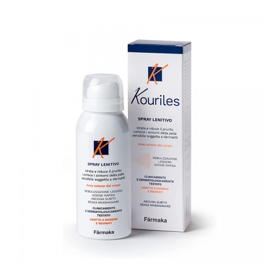 Farmaka Kouriles Spray Lenitivo Che Idrata E Riduce Il Prurito 75 Ml