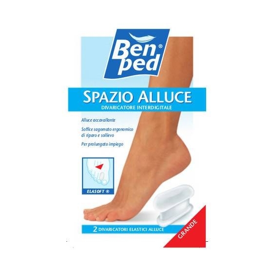 Sixtem Life Benped Spazio Alluce 2 Divaricatori Per Alluce Taglia Grande