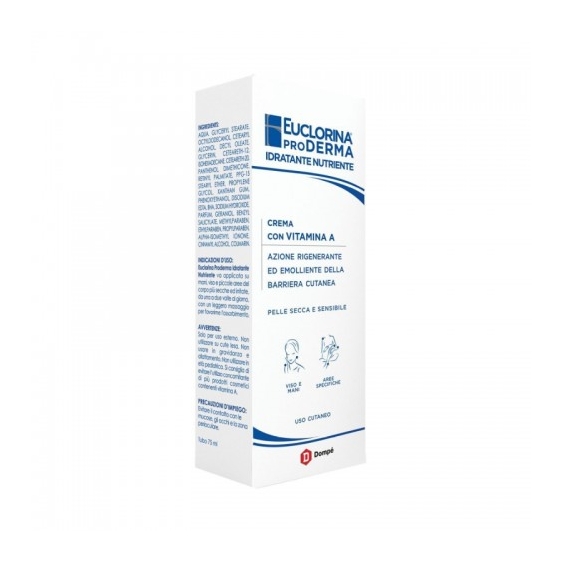 Dompe Euclorina Proderma Idratante Nutriente Crema Per Pelle Secca E Sensibile 75 Ml