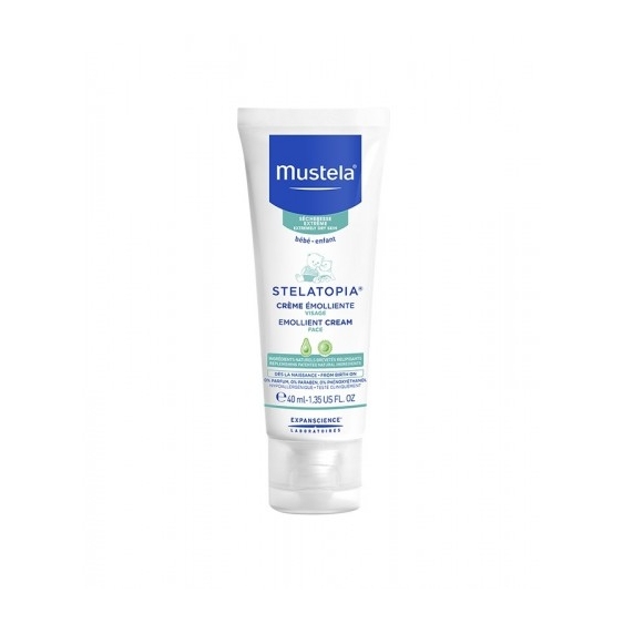 Mustela Stelatopia Crema Viso Emolliente 40 Ml