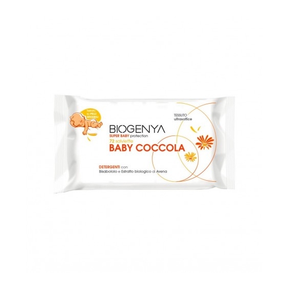 Biogenya Super Baby Protection Baby Coccola 72 Salviettine Detergenti