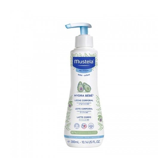 Mustela Hydra Bébé Latte Corpo Con Avocado Bio 300 Ml
