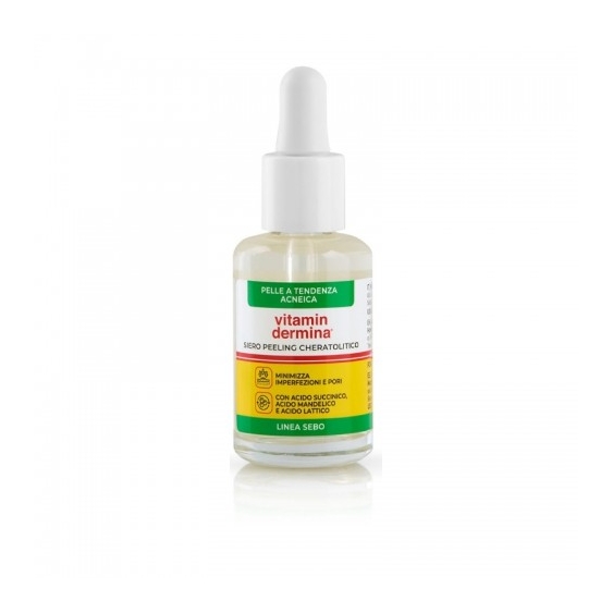 Istituto Ganassini Vitamindermina Linea Sebo Siero Peeling Cheratolitico 30 Ml