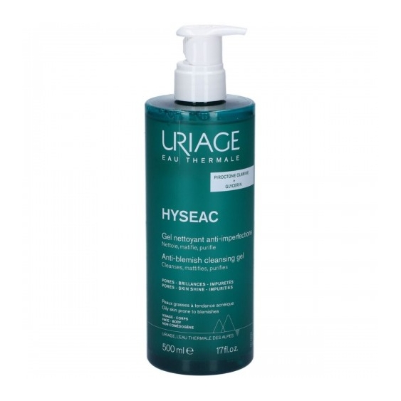 Uriage Hyseac Gel Detergente Purificante 500 Ml