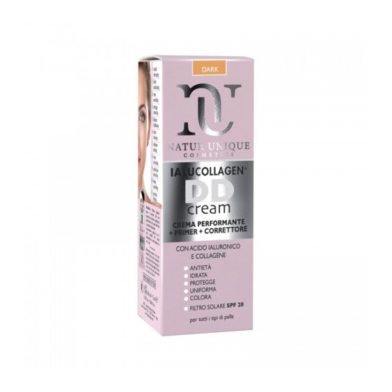 Natur Unique Ialucollagen DD Cream Dark Crema Uniformante 40ml + Correttore 2ml