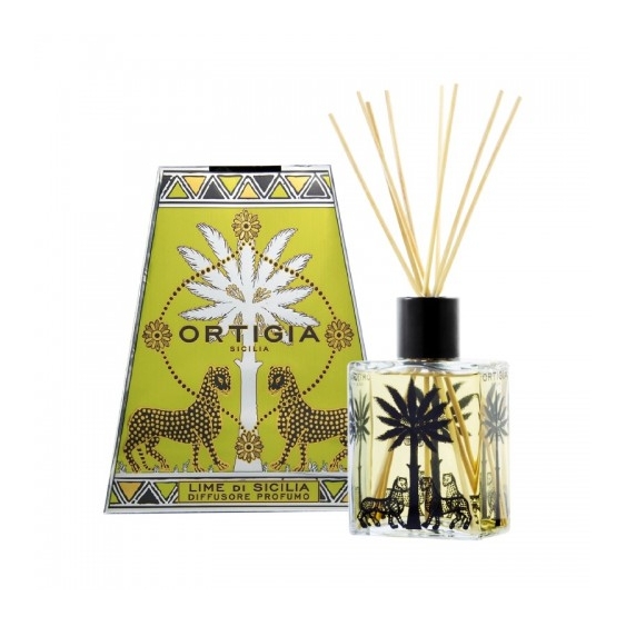 Ortigia Lime Di Sicilia Diffusore Aromatico Con Bastoncini 200 Ml