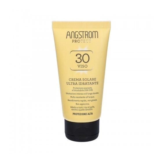 Angstrom Crema Solare Viso 30 SPF Ultra Idratante Protect Protezione Alta 50 Ml