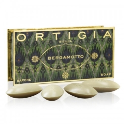 Ortigia Bergamotto Scatolacola Con 4 Saponi Da 40 G