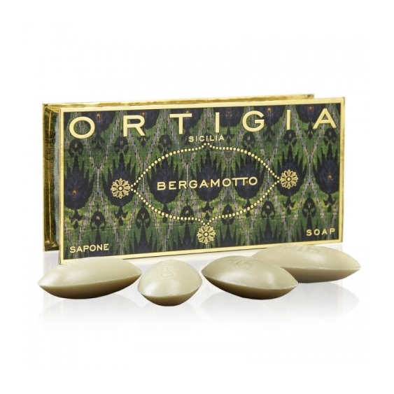 Ortigia Bergamotto Scatolacola Con 4 Saponi Da 40 G