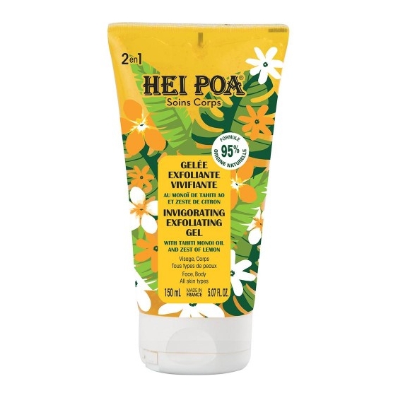 Hei Poa Soins Corps Gelée Exfoliante Vivifiante Au Monoï E Tahiti 100 Ml