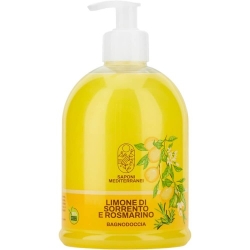 Saponi Mediterranei Limone Di Sorrento E Rosmarino Bagnodoccia 500 Ml