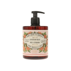 Panier Des Sens Geranio Rosat Sapone Di Marsiglia Liquido Elisir Floreale 500 Ml
