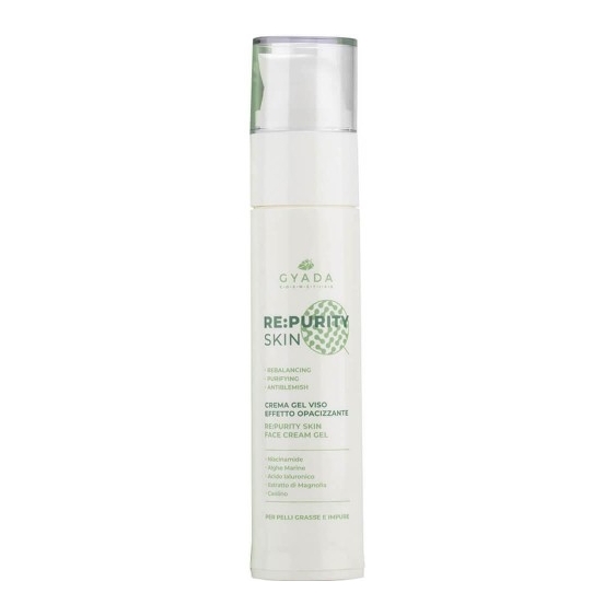 Gyada Cosmetics Re-Purity Skin Crema Gel Viso Effetto Opacizzante 50 Ml