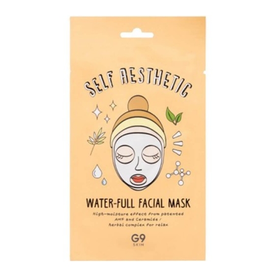 Miin Korean Cosmetics G9 Skin Self Aesthetic Water-Full Facial Mask 