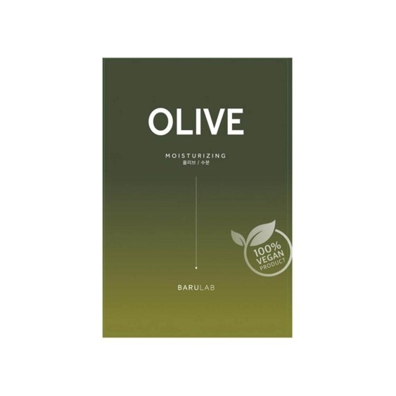 Miin Korean Cosmetics Barulab Clean Vegan Mask Olive 