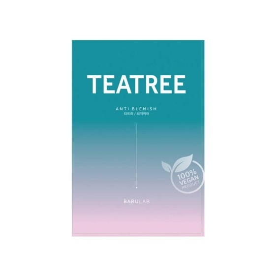 Miin Korean Cosmetics Barulab The Clean Vegan Mask Tea Tree