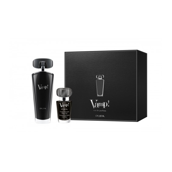 Pupa Cofanetto Vamp Black - Eau De Parfum Donna 50 Ml + Smalto Nero 9 Ml