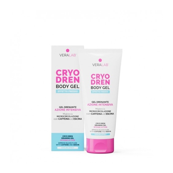 Veralab Cryo Dren Body Gel - Gel Drenante Corpo Effetto Freddo 200 Ml