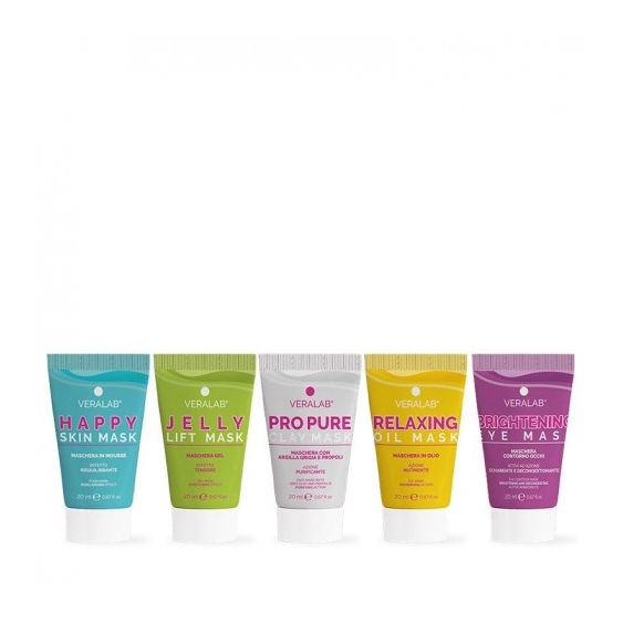Veralab Good Skin Masks - 5 Maschere Viso Assortite Da 20 Ml 