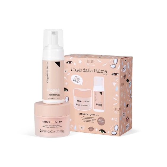 Diego Dalla Palma Kit Detersione Viso Detox - Burro Struccante 125 Ml + Mousse Detergente 125 Ml