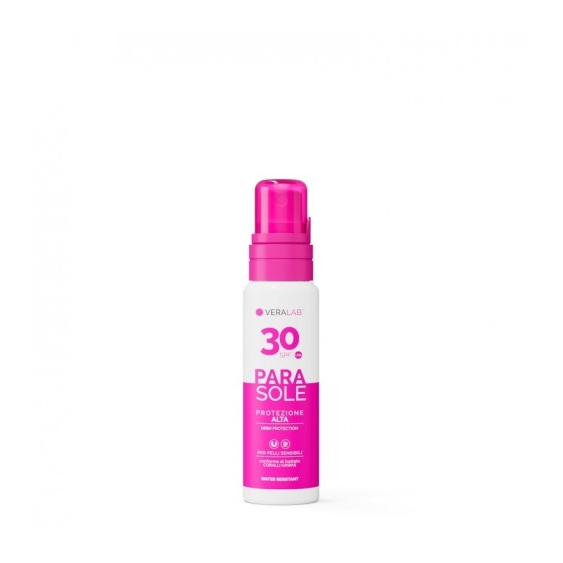 Veralab Parasole - Latte Solare Spray SPF30 Protezione Alta100 Ml