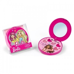 Barbie Lip Gloss Set - 6 Lip Gloss + Pennellino Applicatore + Specchio Compatto