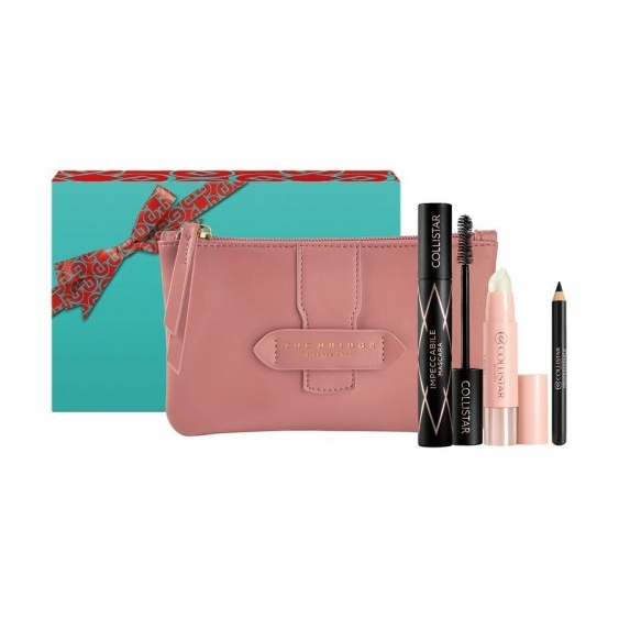Collistar Cofanetto Mascara Impeccabile + Twist Balmy Gloss Labbra + Professionale Matita Occhi + Pochette