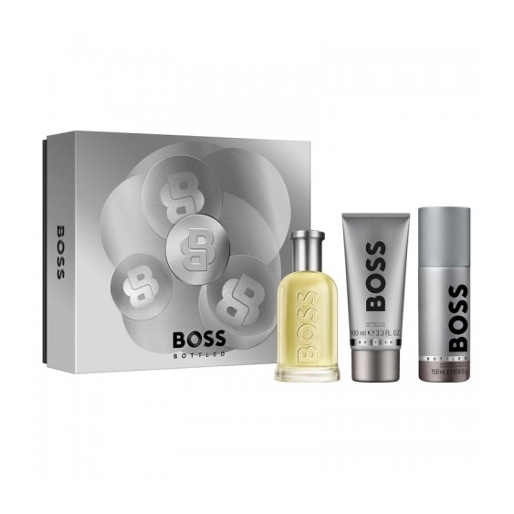 Hugo Boss Bottled - Eau De Toilette Uomo 100 Ml + Gel Doccia 100 Ml + Deodorante Spray 150 Ml
