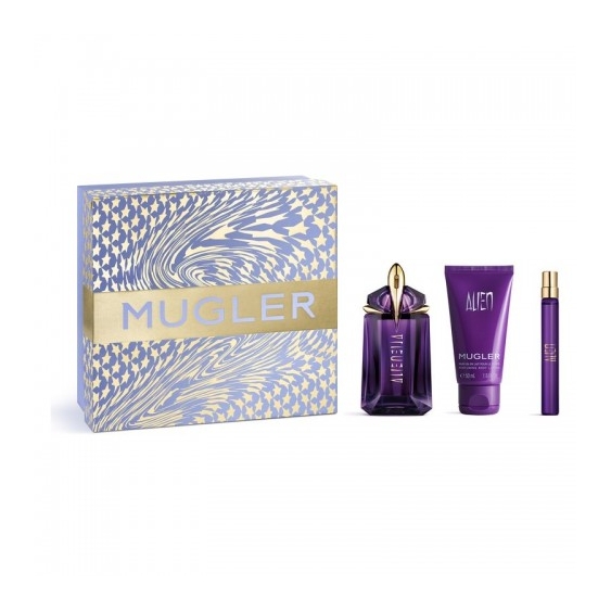 Mugler Alien - Eau De Parfum Donna 60 Ml + Lozione Corpo 50 Ml + Eau De Parfum 10 Ml