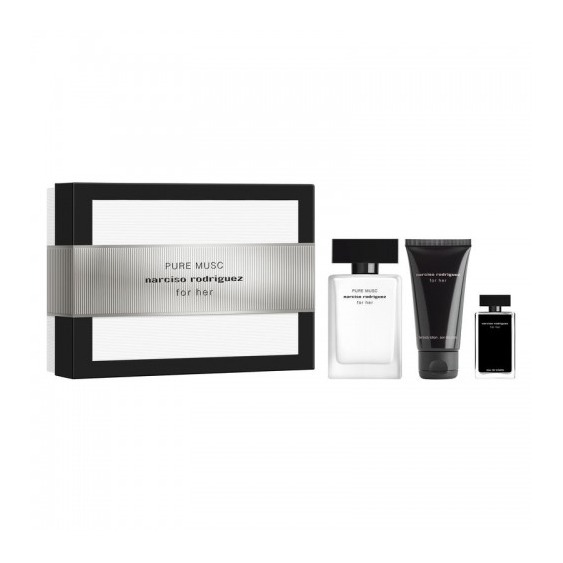 Narciso Rodriguez Pure Musc For Her - Eau De Parfum 50 Ml + Lozione Corpo 50 Ml + Eau De Toilette 7,5 Ml