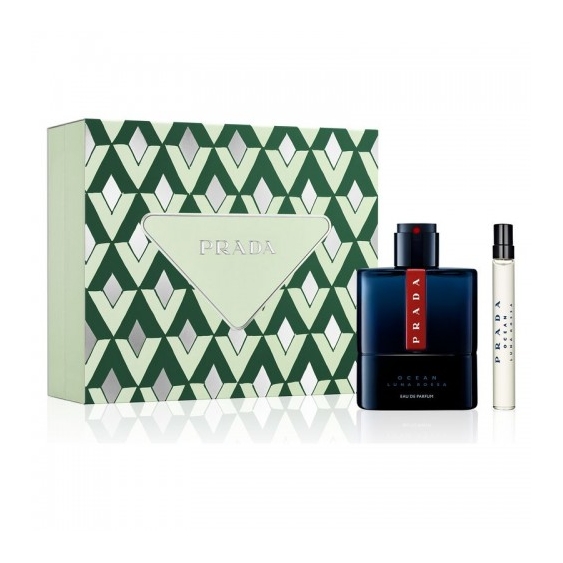 Prada Cofanetto Luna Rossa Ocean - Eau De Parfum Uomo 100 Ml + Eau De Parfum 10 Ml