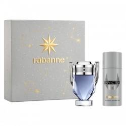 Paco Rabanne Invictus - Eau De Toilette 100 Ml + Deodorante Spray 150 Ml