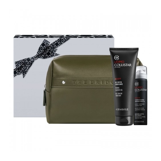 Collistar Cofanetto Uomo - Schiuma Da Barba 75 ml + Gel Doccia 250 ml + Pochette