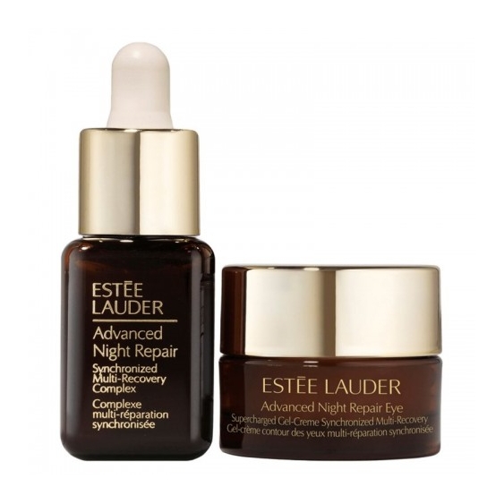 Estee Lauder Cofanetto Viaggio Advanced Night Repair - Siero Viso Rigenerante 7 Ml + Gel-Crema Contorno Occhi 5 Ml