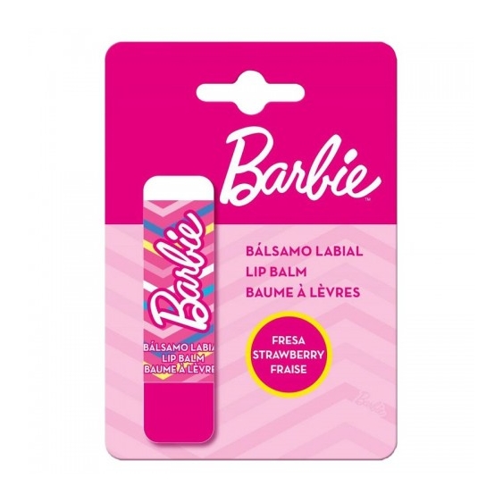 Barbie - Balsamo labbra alla fragola 4 Gr