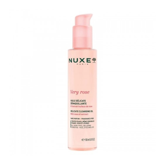 Nuxe Very Rose - Olio Detergente Struccante Delicato 150 Ml