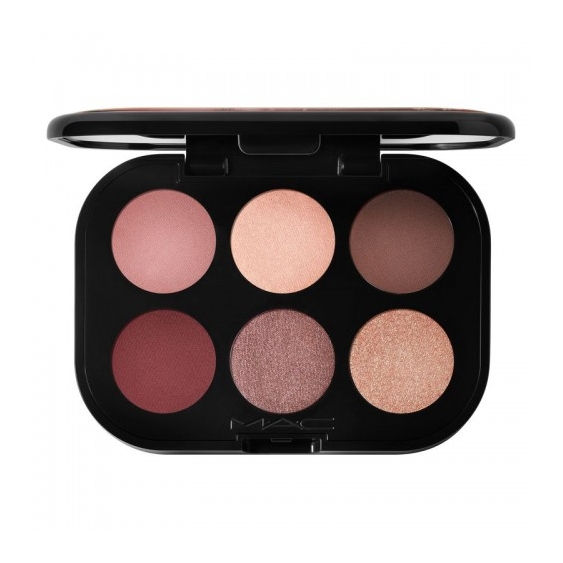 Mac Cosmetics Connect In Colour Eye Shadow Palette - 6 Ombretti - Embedded In Burgundy
