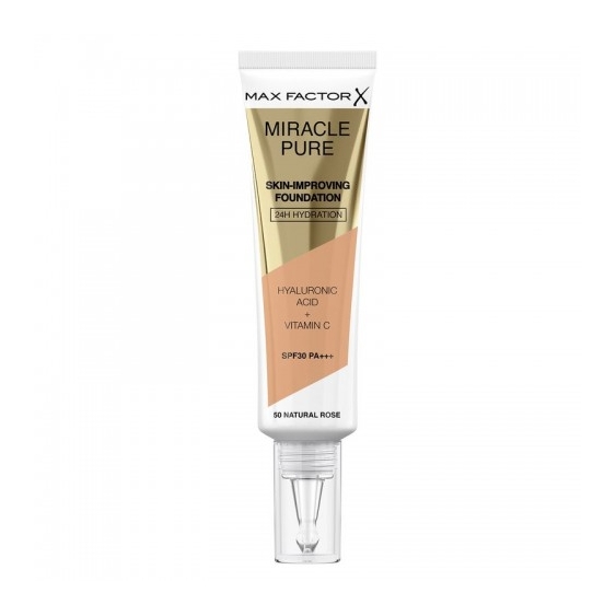 Max Factor Miracle Pure Skin-Improving Foundation - Fondotinta N. 50 Natural Rose
